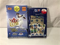 2 SEALED Baseball Card Wax Boxes