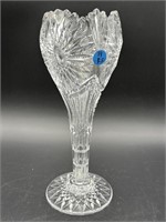 CUT GLASS VASE