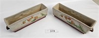 Pair Of Roseville Pottery Planters