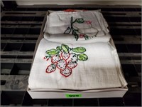 Embroidered dish towels (7)