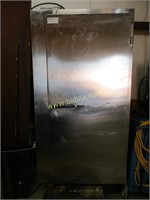 McCall Stainless Steel 1 Door Pan Refrigerator.