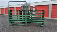 12-12ft Green Panels & 1- 6x6 Walk thru gate