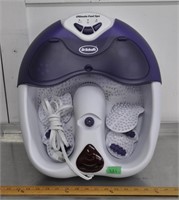 Dr. Scholl's foot spa, tested