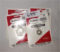 4 Lee Shell Holders NEW