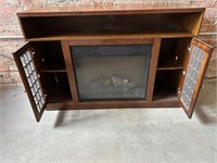 Electric Fireplace TV Stand Works