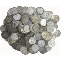 (50) Franklin Half Dollar -90% Silver