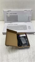 2x Wireless combo keyboard and mouse / Ac