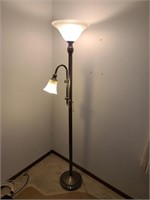 Antique Pewter Finished Floor Lamp