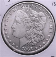 1888 MORGAN DOLLAR XF DETAILS