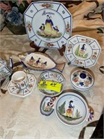 GROUP OF ORIENTAL THEMED SERVING DISHES