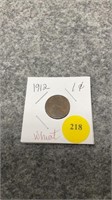 1912 wheat penny