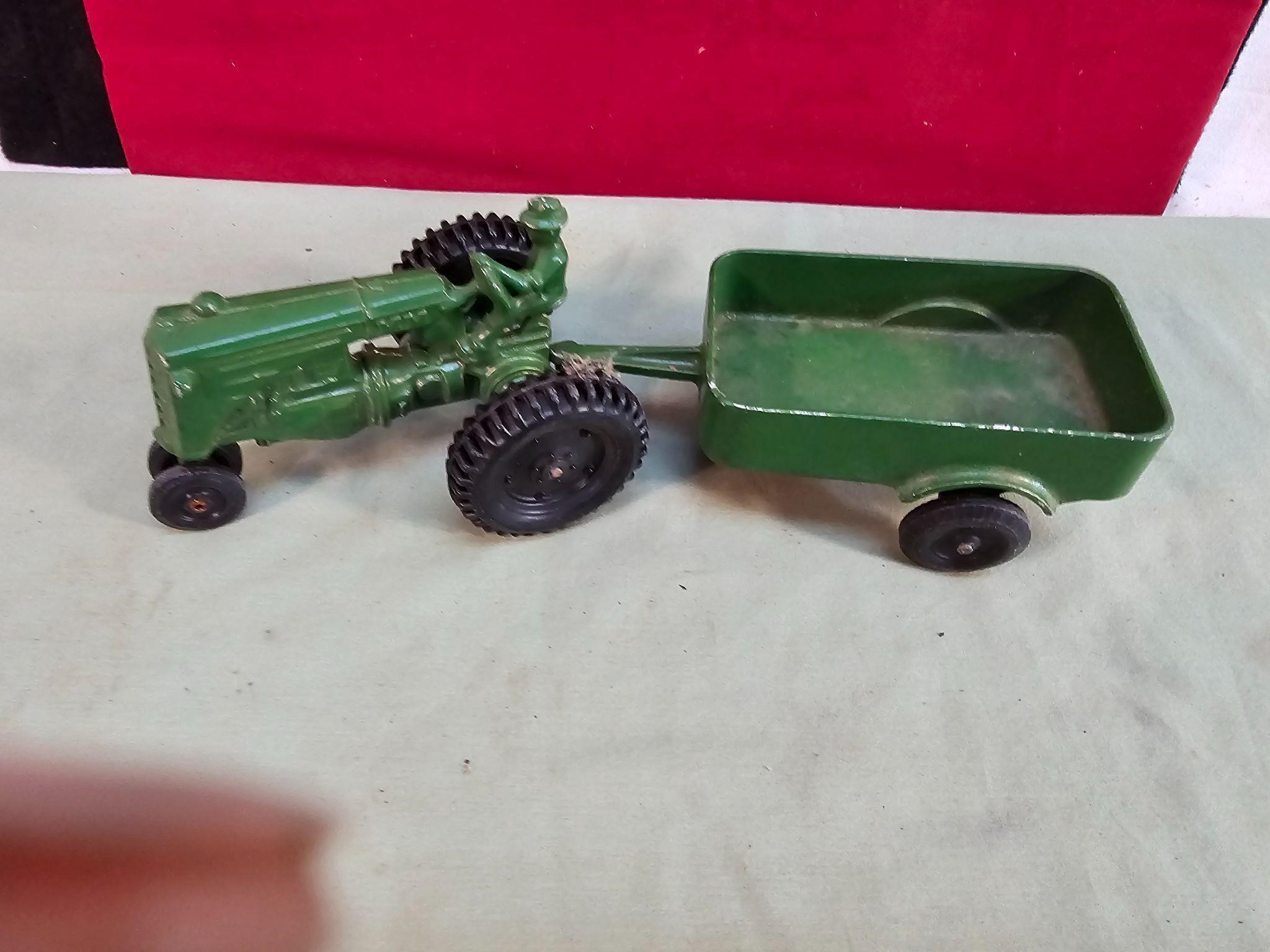 LANSING IA SILK TOY & MPLS. MOLINE TRACTOR & CART