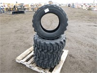 Unused 10-16.5 Skid Steer Tires (QTY 4)