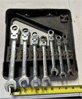 Flex Gear ratchet wrench set