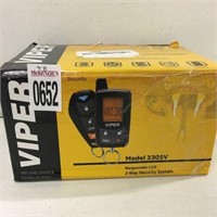 VIPER RESPONDER LCD SECURITY SYSTEM