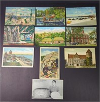 Written and Posted Vtg Worldwide Postcards