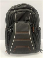 Amazon basics black backpack used