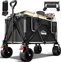 ULN - Overmont Foldable Collapsible Wagon Cart - H