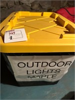 Bin one of outdoor lights