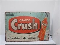 NEW ORANGE CRUSH SODA NOVELTY SIGN