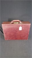 Vtg Hartman Luggage Leather Briefcase