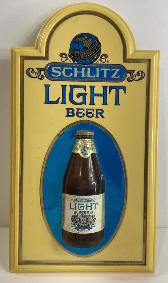 Schlitz Light Beer Sign