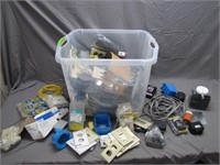 Large Lot Of Assorted Electric Tools & Accessories