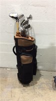 Quality Golf Bag with 8 Clubs K12B