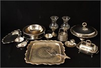 Collection of Vintage Silver Plate pieces