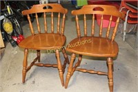 2 Maple Chairs