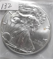 2017 Silver Eagle  Gem BU