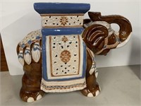 Oriental Garden Seat, Elephant, 17 1/4"