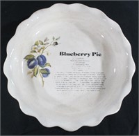 Bell Ceramics Blueberry Pie Dish
