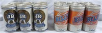 2- VINTAGE NOVELTY BEER 6 PACKS-JR & BILLY