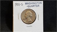 1951S Washington Quarter