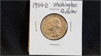 1954D Washington Quarter