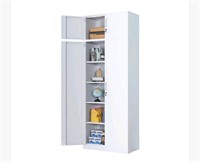 Extra Tall 86" Metal Storage Cabinet with 4 Adjust