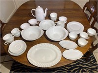 Plates, Bowls, Teapot, Creamer etc