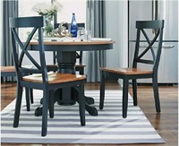 Homestyles, Bishop Dining Chairs, Set of 2, Black