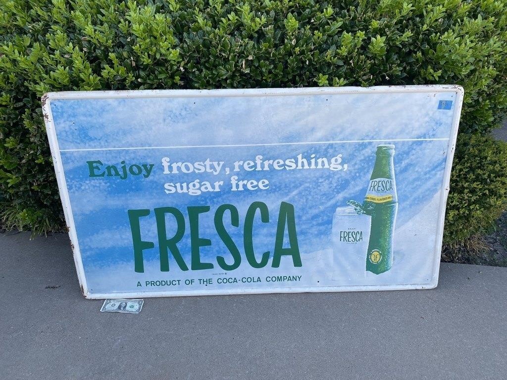 Vintage Fresca Metal Sign