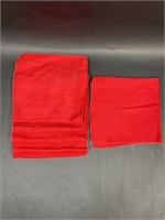 Intense Red Cloth Table Napkins