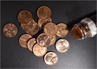 1935-D BU LINCOLN CENT ROLL