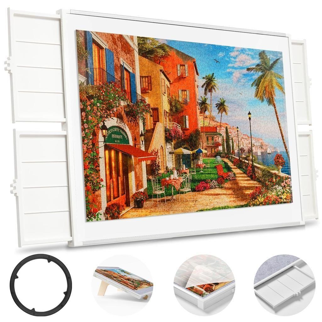 1500 Pieces Rotating Plastic Puzzle Board with