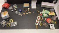 Earrings (some are clip-ons), Pins, Bracelets &