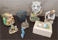 Lot of Figurines, Trinket Boxes & Music Boxes