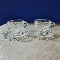 2 caprice cups/saucers