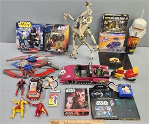 Star Wars; Action Figures & Toys Lot