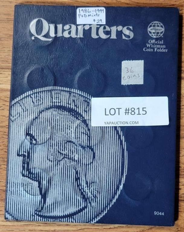 WHITMAN QUARTERS COIN FOLDER