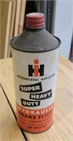 IH International Harvestor funnel top can