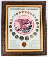 Coin United States 20th Century Coin Framed